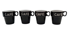 ☕🤎 Lot de 4 Tasses à