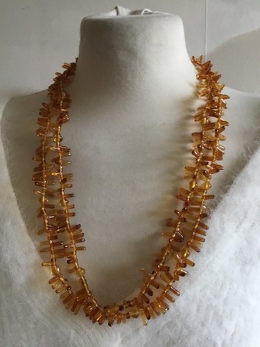 Collier long double rangs