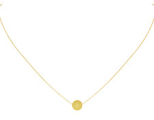 COLLIER  OR 18K JAUNE BOULE
