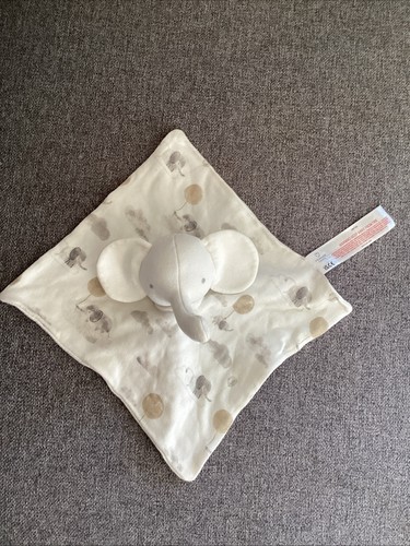 Doudou plat carré elephant - doudou,