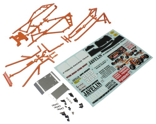 Kyosho body orange javelin - body,