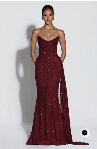 Babyboo burgundy strapless - burgundy,