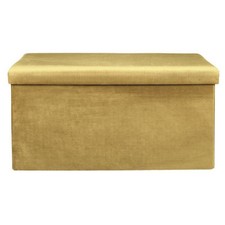 Banc & Coffre de Rangement "Giulia" 77cm Jaune