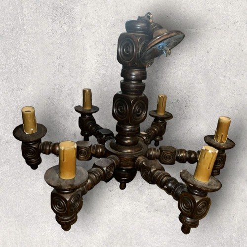 Lustre bois avec branches - en, 6