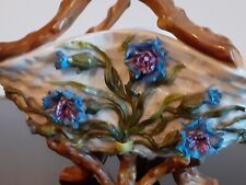 Corbeille en barbotine