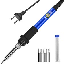 Fer à Souder Kit de Soudure 60W 220V Température Réglable Fil en étain Soldering