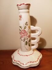 Soliflore ancien peint main et signé