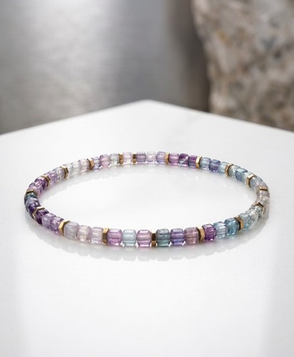 Bracelet fluorite naturelle - bracelet,