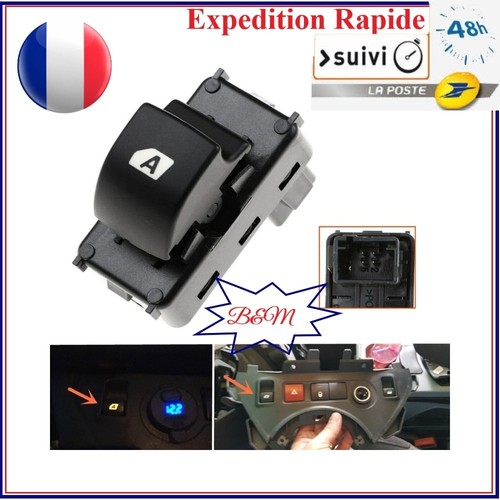Bouton leve vitre - leve, avant
