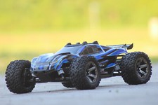 Traxxas TRX 67376 -4 BLEU Rustler 4x4 HD VXL Brushless Bleu 1:10 Stadium Truck