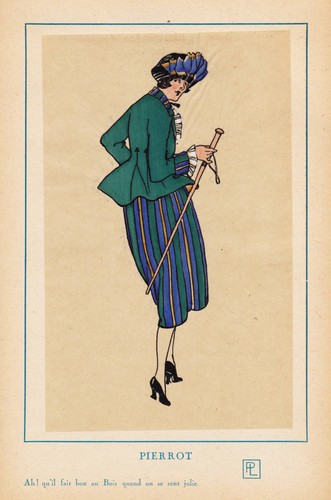 Mode art deco pierrot - art,