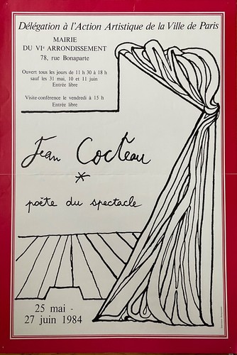 Jean cocteau ancienne - ancienne, affiche
