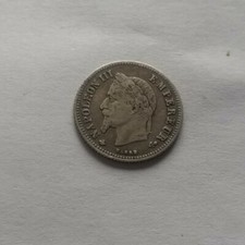 20 centimes Napoléon III, tête laurée, petit module 1866 A Paris Argent TTB+/SUP