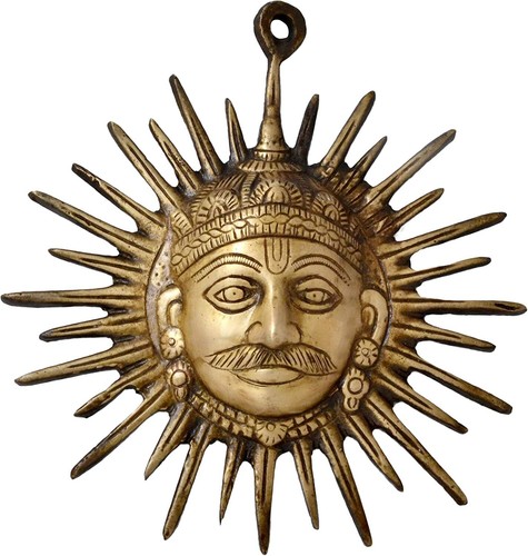 Laiton surya soleil dieu - laiton,