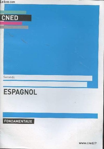 Cned espagnol fondamentaux - :, espagnol,