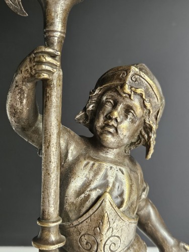 Bronze argente sculpture - bronze,