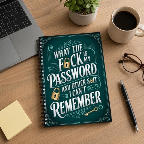 Cahier mot passe papier - passe,