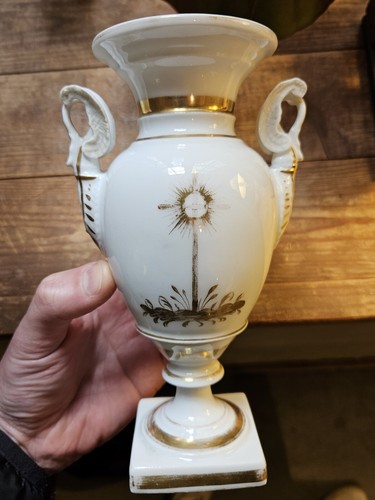 Porcelaine vieux paris vase - porcelaine,