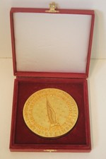 Médaille Charles de Gaulle et Résistance par De Jaeger Bronze doré à l’or pur