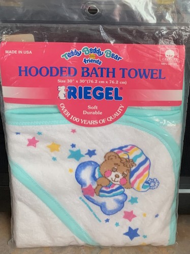 Vtg riegel hooded baby - baby, bath