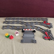 Lego Duplo 10506 - Les Rails Du Train - Complet - Aiguillage - Passage à niveau