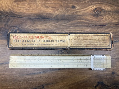 Règle calcul ancienne en - règle,