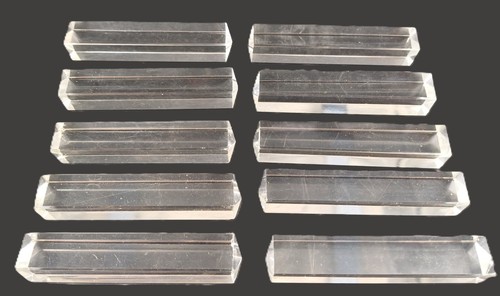 Lot porte couteaux - de, verre