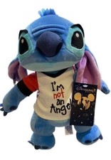 Peluche Plush  STITCH  I’m Not An Angel Disneyland Paris Disney Neuf
