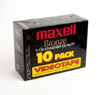 Maxell T-120 Bronze 10 Pack