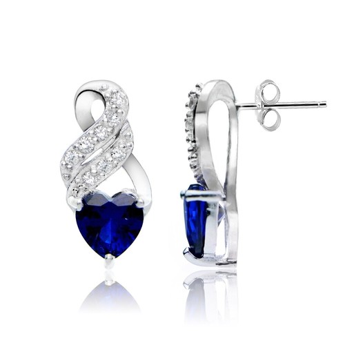 Argent sterling saphir - argent,