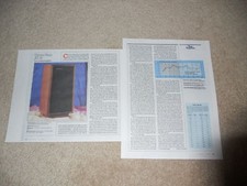 Cerwin Vega AT-10 Haut Parleur Review, 2 Pg ,1988, Complet Test