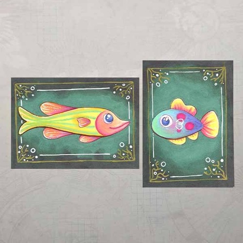 Aceo tropical fish caribbean - tropical,