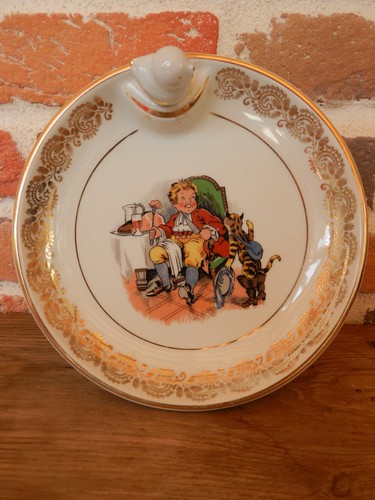 Assiette bouillie chat - le,