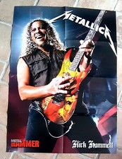 poster affiche revue magazine Rock Metal METALLICA 83x59cm KIRK HAMMETT