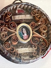 Reliquaire avec reliques de Saints 18e siècle 18th century reliquary