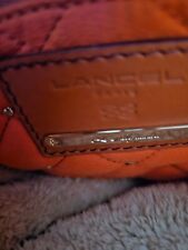 sac Lancel cuir Daligramme couleur camel en très bon état style seau.