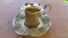 TASSE ET SOUS TASSE EN ARGENT