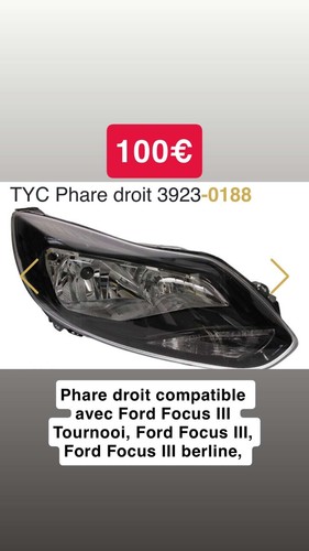 Phare droit ford - droit,