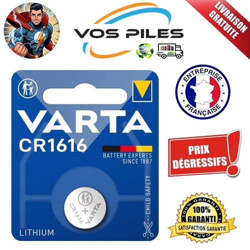 Pile bouton varta lithium - bouton,