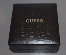 Boite à Bijoux  Montre Guess Style Croco Noir