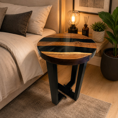 Table appoint ronde - d'appoint,