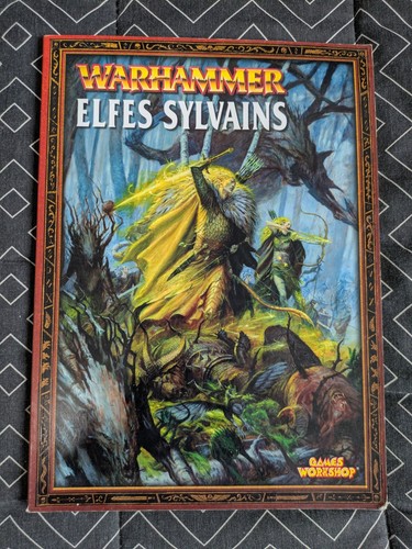 Warhammer livre armée elfes - warhammer,