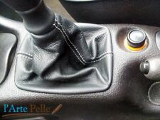 Botte Levier de Vitesse Peugeot 206 Cuir Noir Gris et Couture