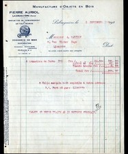 LABRUGUIERE (81) USINE d'OBJETS en BOIS / BROUETTES "Pierre AURIOL" en 1928