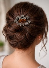 Peigne Chignon Ecaille Blond