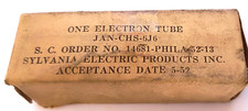 Tube 6J6 JAN CHS SYLVANIA NOS
