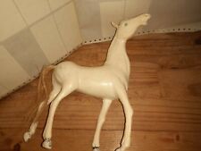 Ancien jouet - cheval blanc en
