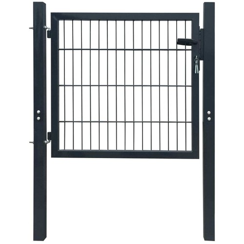 Portillon acier anthracite - acier,