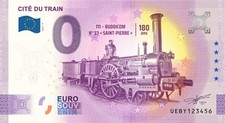 Billet Souvenir 2024 France Cité du Train