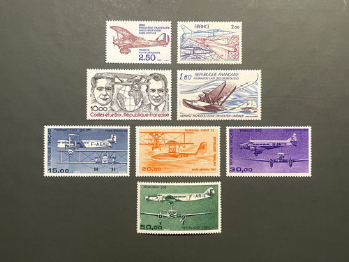 Timbre france poste aerienne - france,